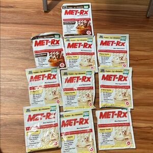 10 packs Original Vanilla Meal Replacement Single-Serve Packets - White see